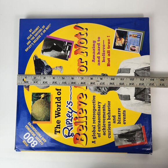 The World Of Ripleys Believe It Or Not Hardcover Book 1999 Bizarre Extraordinary - Picture 11 of 11